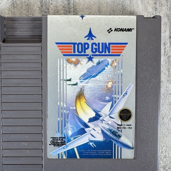 Top Gun: The Second Mission Nintendo NES Cartridge Only Authentic Tested - Picture 2 of 5